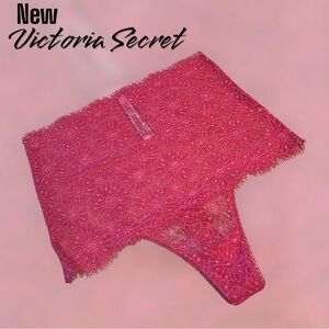 NEW Victoria Secret Mesh Lace High-Rise Panty